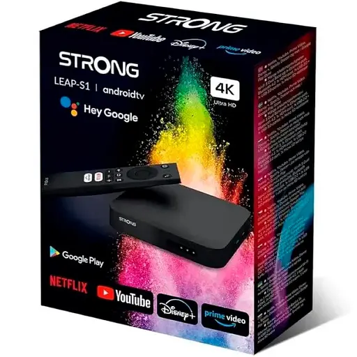 Смарт-ТВ приставка Strong Android SmartTV Box LEAP-S1 / STOK - фото 1