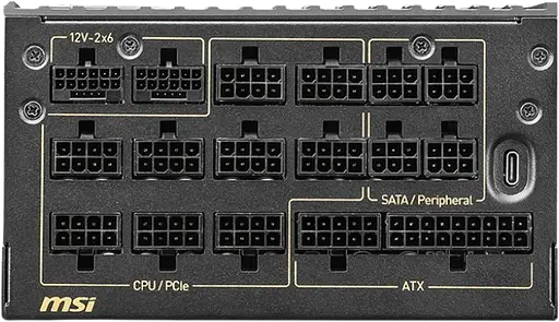 Блок питания MSI MEG Ai1600T PCIE5 1600W 80+ Titanium - фото 3