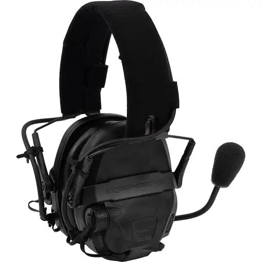 Навушники Ops-Core AMP Communication Headset-Connectorized NFMI активні верхній тримач Black - фото 3