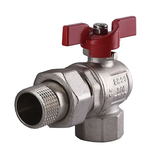 Кран шаровый угловой с американкой Selba 3/4″ SL1543 - фото 2