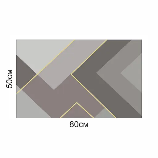 Инновационный Суперпоглощающий Диатомитовый Коврик для ванной Aquarius 50х80 см Кофе/Серый - фото 2