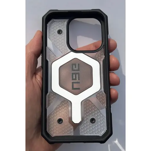Протиударний чохол UAG Pathfinder MagSafe для iPhone 15 Pro (6.1") Clear Ice (114281114343) - фото 6