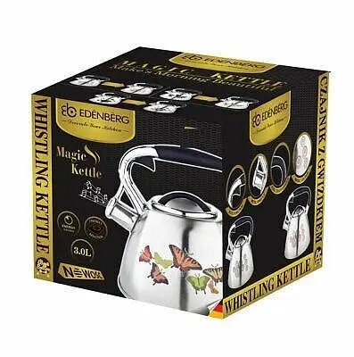 Чайник со свистком Edenberg Butterfly EB-1944-Butterfly 3 л - фото 2