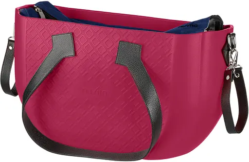 Сумка MyMia ручки кожа, коврик, ремни для коляски, малиново-черный Nuvita det0018677 - фото 6