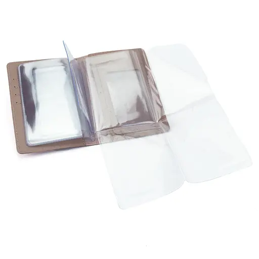 Обложка на права женская кожаная HC-26 нюдовая (на права старого образца) - фото 5