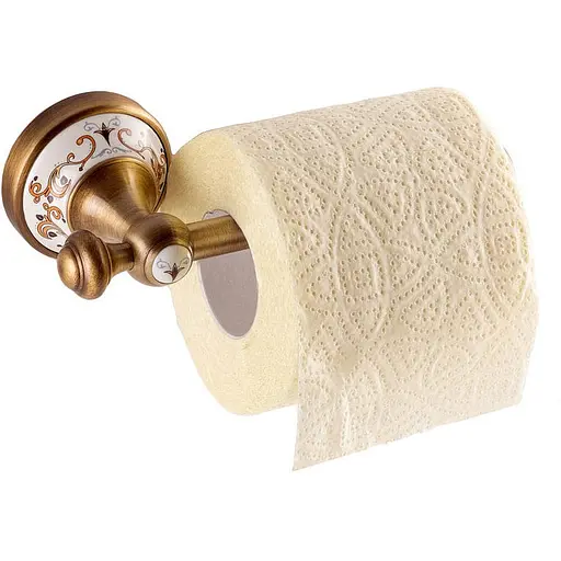 Тримач для туалетного паперу Kugu Medusa 712A Бронза - фото 1