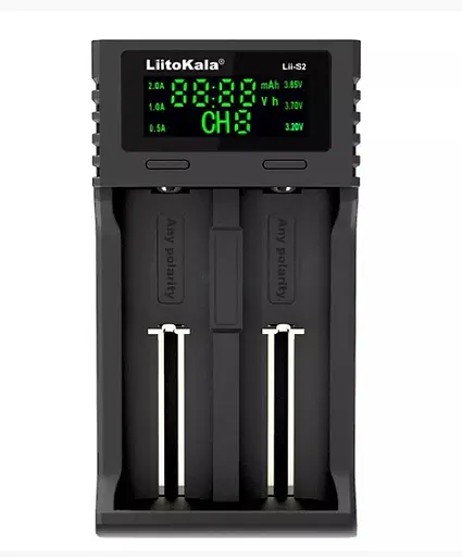 Заряднoe устройство Liitokala lii-S2 на 2 канала (для Ni-MH, Ni-CD, Li-Ion, LiFePo4) - фото 4