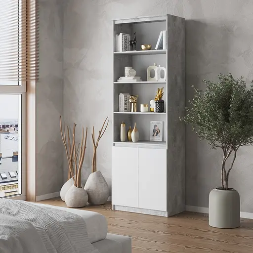 Шкаф для книг Vays пенал с полками R-29 - фото 10