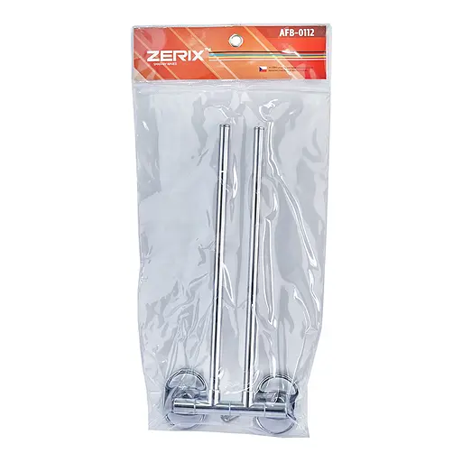 Тримач для рушника поворотний Zerix 2 планки AFB-0112 ZX5044 Хром - фото 4
