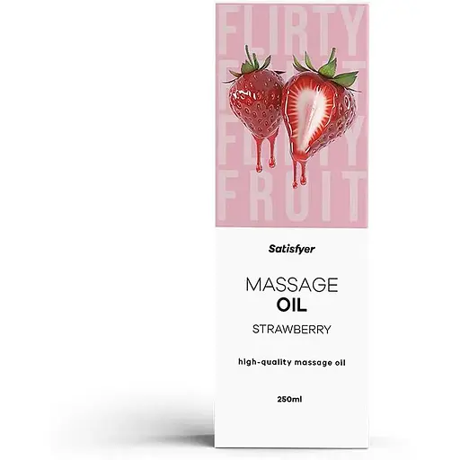 Масажна олія Satisfyer Massage Oil Strawberry 250 мл