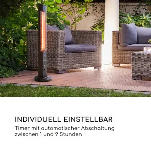 Инфракрасный обогреватель Blumfeldt Heat Guru Plus Black, 1,2 кВт - фото 8