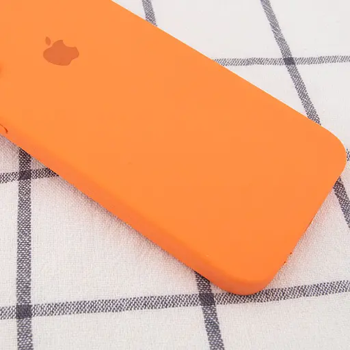 Чохол Epik Silicone Case Square Full Camera Protective AA для Apple iPhone XR 6.1 Помаранчевий - фото 2