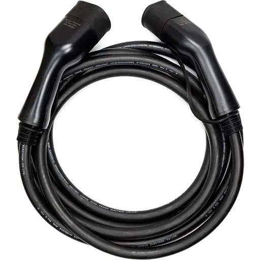 Зарядний кабель HiSmart для електромобілей Type 2 - Type 2, 32A, 22кВт, 3 фазний, 5м