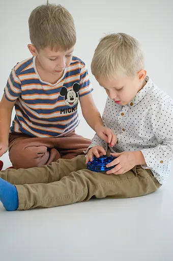 Літаюча іграшка Electronic Fly Topblade з керуванням жестами (Синій) - фото 7