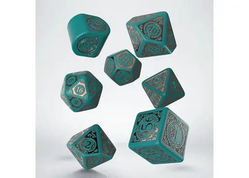 Набір кубиків Steampunk Clockwork Nautical Apparatus Modern Dice Set , 7 шт. (RSTC05) - фото 2