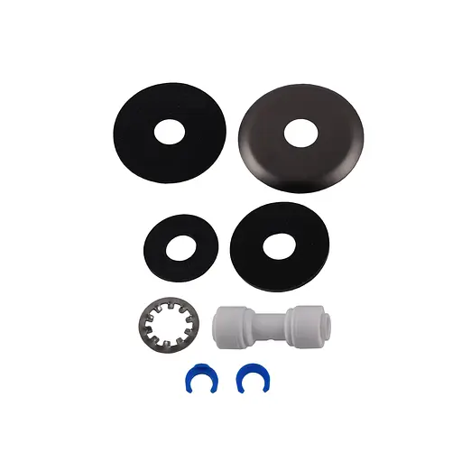 Кран для обратного осмоса Globus Lux Lazer GLLR-55M-GP встроенный одноручный поворотный для кухни графитовый - фото 4