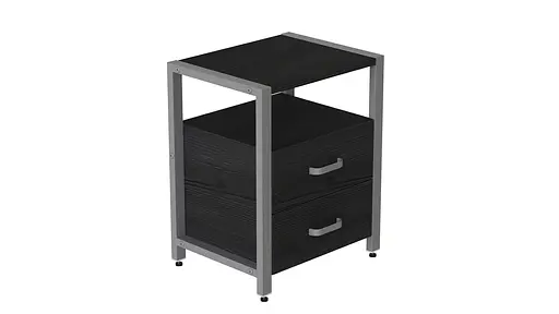 Тумба универсальная Вивьен 2/2 50x41x40 серый ДСП Сосна Кембра 16мм FRD-104170 - фото 5