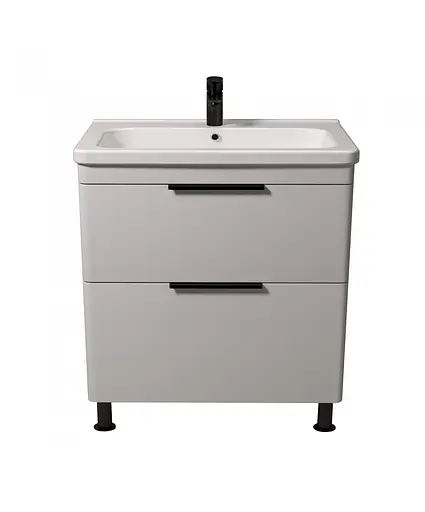 Тумба Мойдодир Freya 80 з умивальником Ipek 80 Білий - фото 8