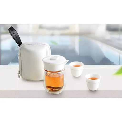 Чайный тревел набор Bonston Тотал Уайт 170 мл + 2 x 45 мл - фото 14