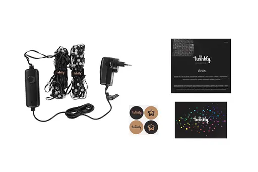 Twinkly Гірлянда Smart LED Twinkly Dots Lights RGB 200 Gen II, IP44, 10м, кабель прозорий - фото 2