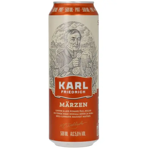 Пиво Karl Friedrich Marzen світле фільтроване 5% 0.568 л