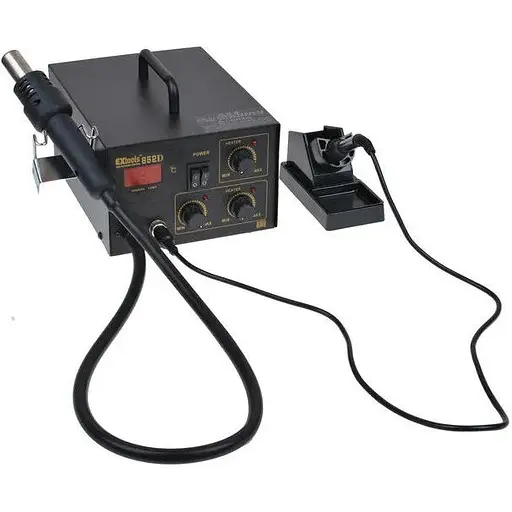 Паяльная станция Handskit 852D с паяльником и феном - фото 1