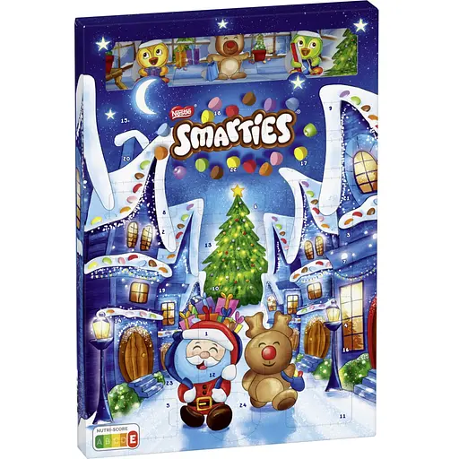 Новогодний подарочный набор кондитерских изделий Smarties Рождественский календарь 193.9 г