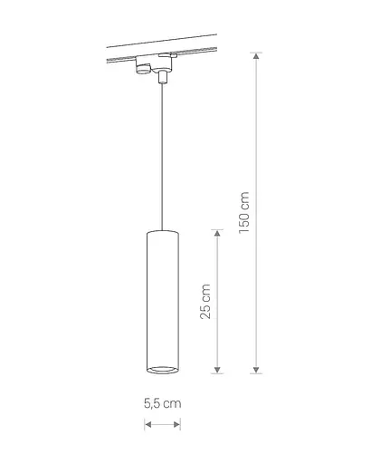 Трековий світильник Nowodvorski 9338 Profile Eye GU10 1x10W IP20 чорний - фото 2