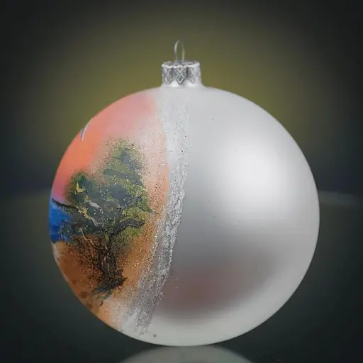 Ялинкова прикраса Різдвяні історії Кримська Мрія куля скло (4820001180312) - фото 3