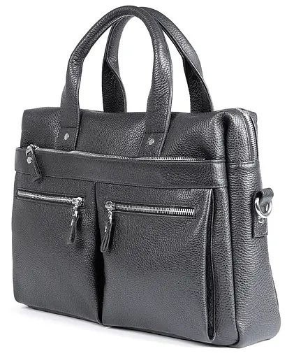 Чоловіча шкіряна сумка SHVIGEL 38х26х7-10 см sum0012577 - фото 2