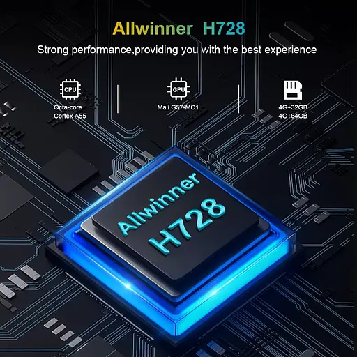 Transpeed H728 4/64Gb Android 14, Смарт ТВ приставка медіаплеєр 8K HDR Android SmartTV Box - фото 6