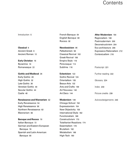 Architectural Styles. A Visual Guide - фото 2