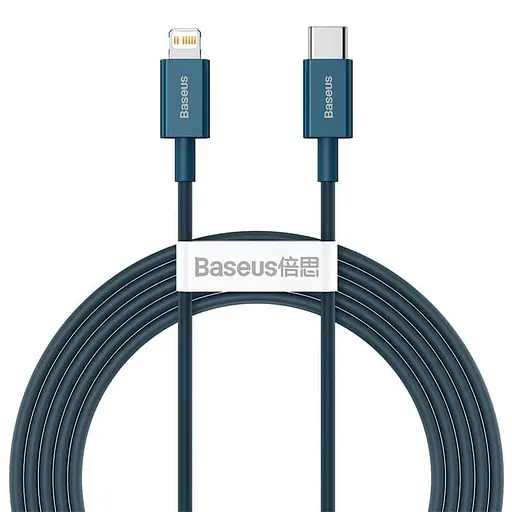 Кабель Baseus Type-C to Lightning Superior Series Fast Charging Data Cable 2 м (CATLYS-C03) синий