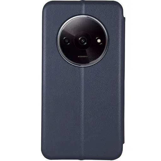 Чехол-книжка Epik кожаный Classy для Xiaomi Redmi A3 Темно-синий - фото 2