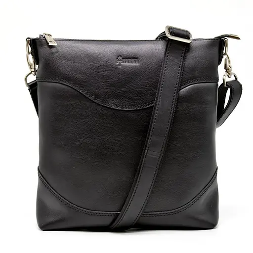 Чоловіча шкіряна сумка через плече TARWA 30х27.5х6.5 см sum0025865 - фото 2