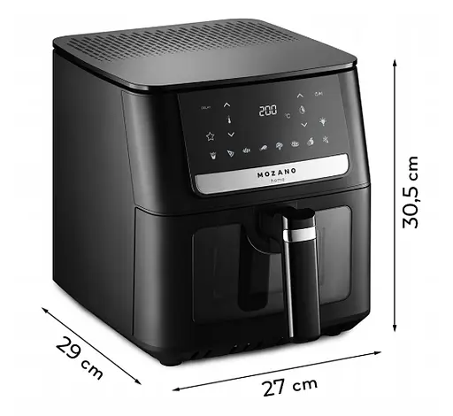 Фритюрница без жира Mozano AirFry Artcook FRY/04#CZA - фото 2