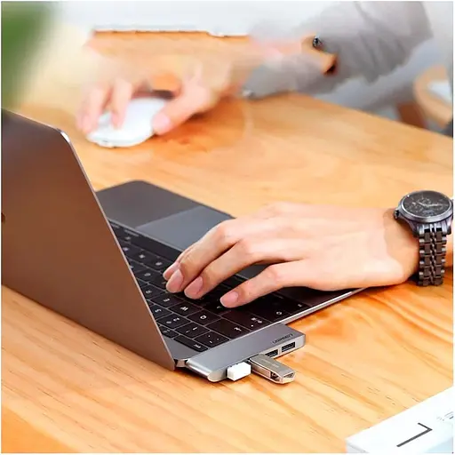 USB-хаб Ugreen CM263 USB-C to 4-Port USB 3.0 (60563) [91957] - фото 3