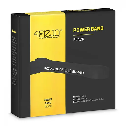 Еспандер-петля 4Fizjo Power Band (Гумка для фітнесу і спорту) 21 мм 12-17 кг 4FJ1066 (P-5907222931066) - фото 2