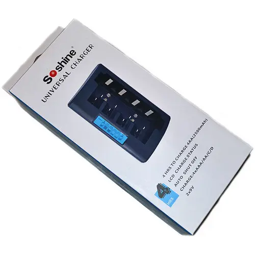 Зарядний пристрій — станція для батарейок Soshine LCD Universal Charger CD-1 - фото 9