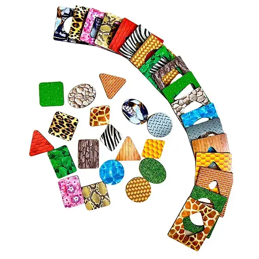 Дошки Сегена з візерунками 2 (Пір'я) Ubee ПСД086 - фото 2