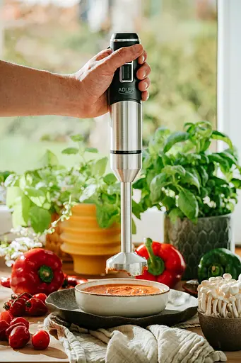 Блендер Adler AD 4628 ручний/ 1500Вт/ 1 швидк./ без чаші/ Turbo/ Ice Crush/ чорний - фото 9