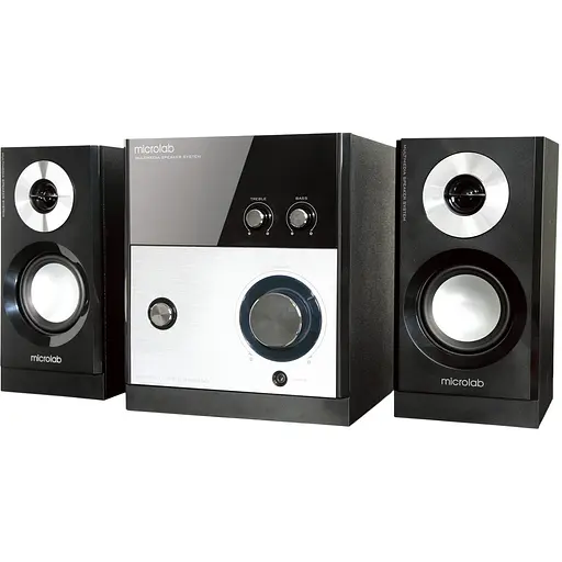 Акустична система 2.1 Microlab M-880 чорна з срібним