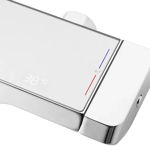 Душова система Rea Rob хром з термостатом та виливом REA-P6626, Хром - фото 3