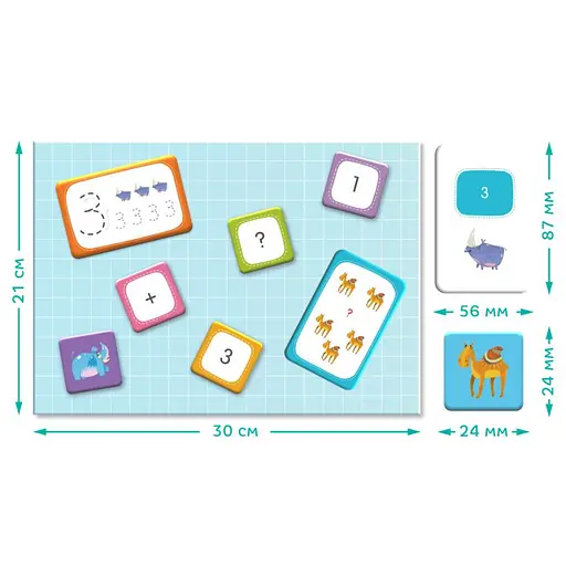 Розвиваюча магнітна гра "Математика" DoDo 200215 - фото 3