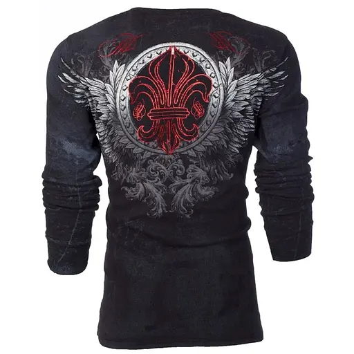Футболка з довгим рукавом Xtreme Couture by Affliction Men's Thermal Shirt Royal Family 3XL - фото 2