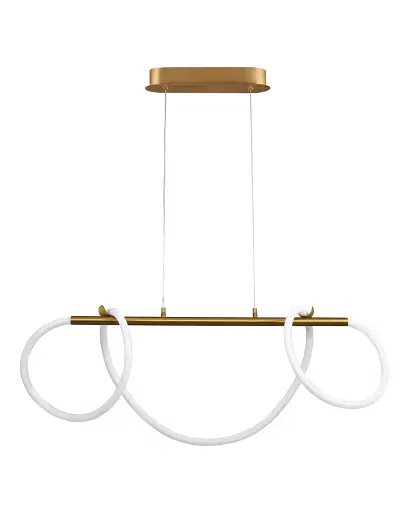 Люстра со светодиодным шнуром Goldlux 327987 Emma Led 1x38W 4000K 4450Lm IP20 Золотой - фото 1