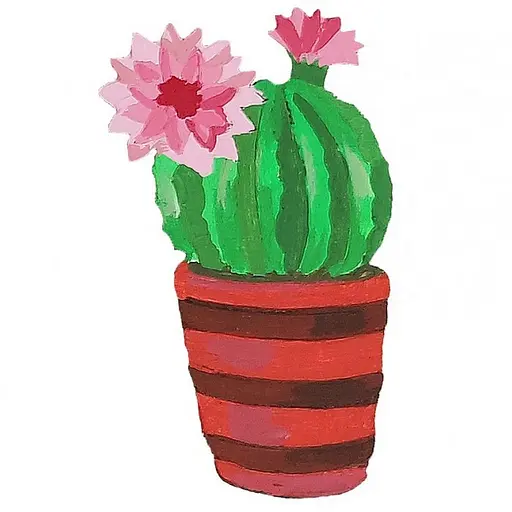 Набір дитячої творчості Розпис по дереву "Магніти-кактуси" РД-009 - фото 2