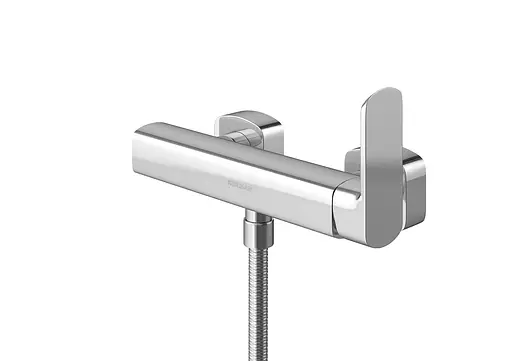 Смеситель для душа Kohlman Foxal chrome настенный KPL-QW120F Хром - фото 2