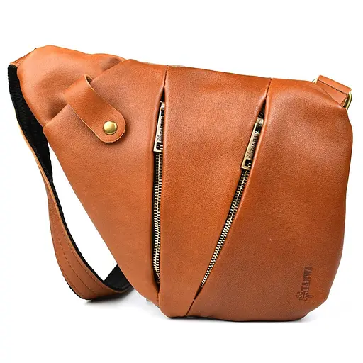 Кожаная мужская сумка через плечо TARWA 23х28х4 см sum0025824 - фото 5