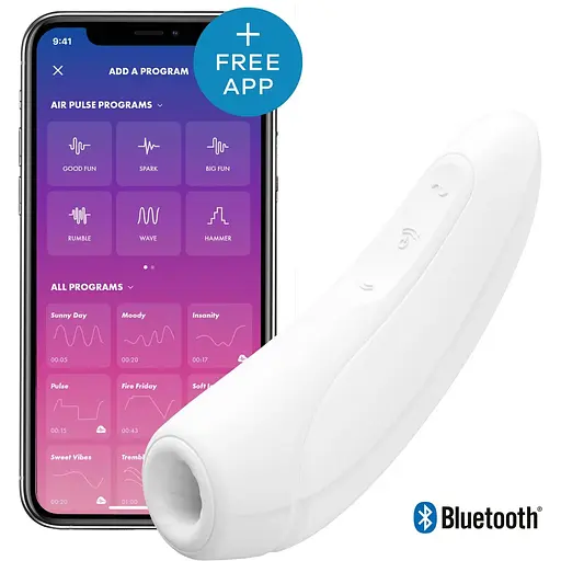 Вакуумний стимулятор Satisfyer Curvy 1+ White - фото 5